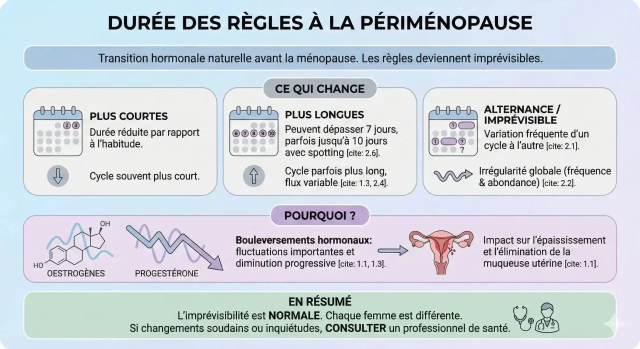 Règles tous les 15 jours en préménopause - Est-ce normal ?