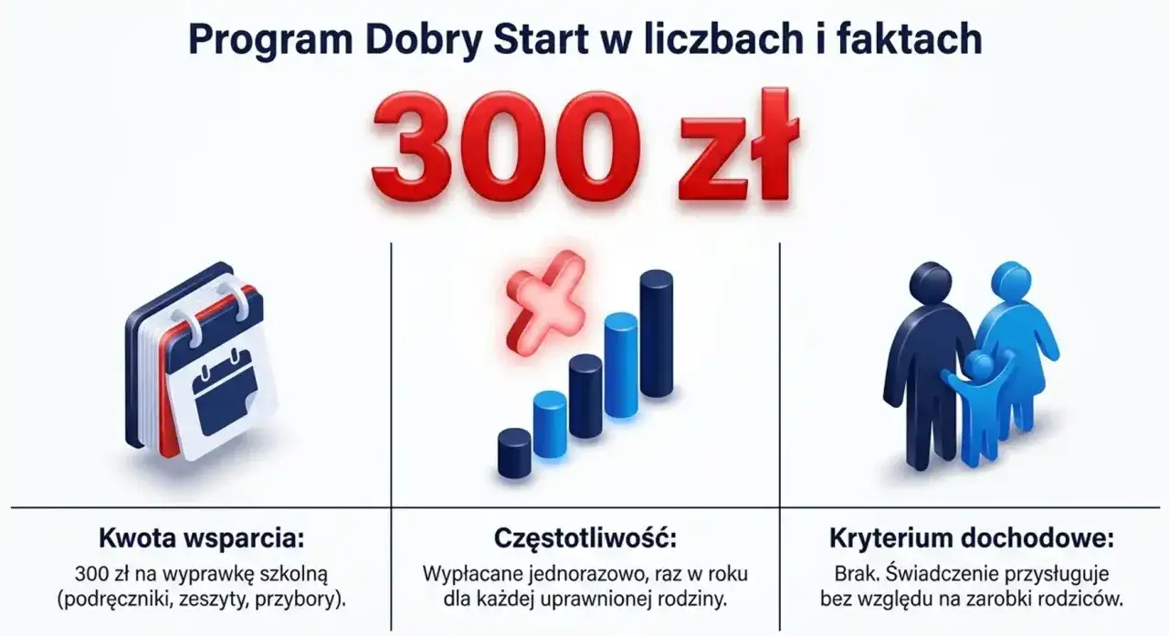 Dobry Start (300 zł) - Jak złożyć wniosek i wykorzystać wsparcie?