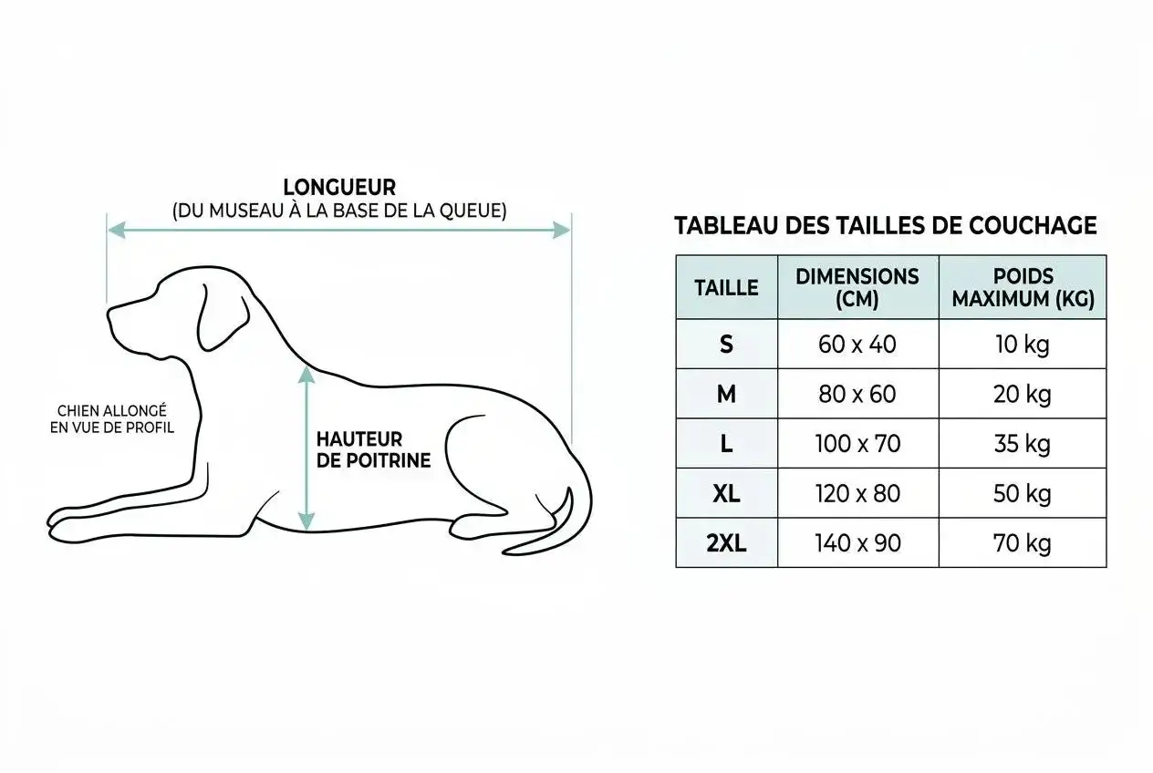 Couchage orthopédique chien - Le guide pour bien choisir