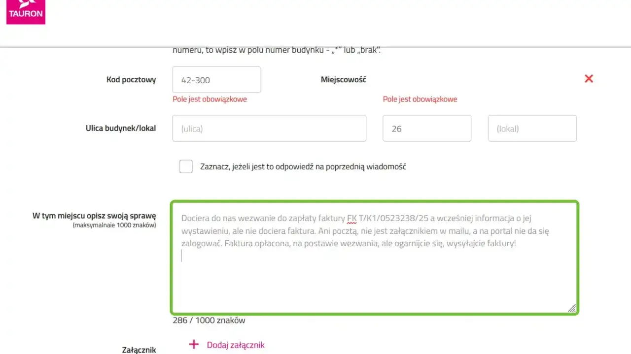 Formularz OST Tauron - Jak wypełnić oświadczenie bez poprawek?