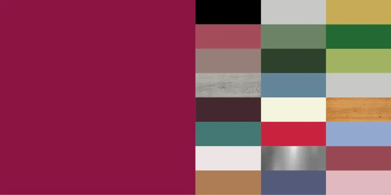 Abbinamento colori bordeaux - le palette che funzionano davvero