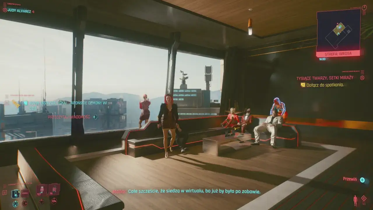 Cyberpunk 2077 - Misja Judy: Tysiące twarzy. Jak nie stracić romansu?