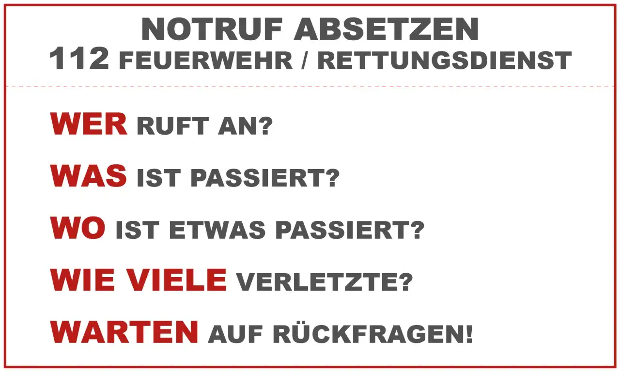 Notruf richtig absetzen - was im Ernstfall wirklich zählt