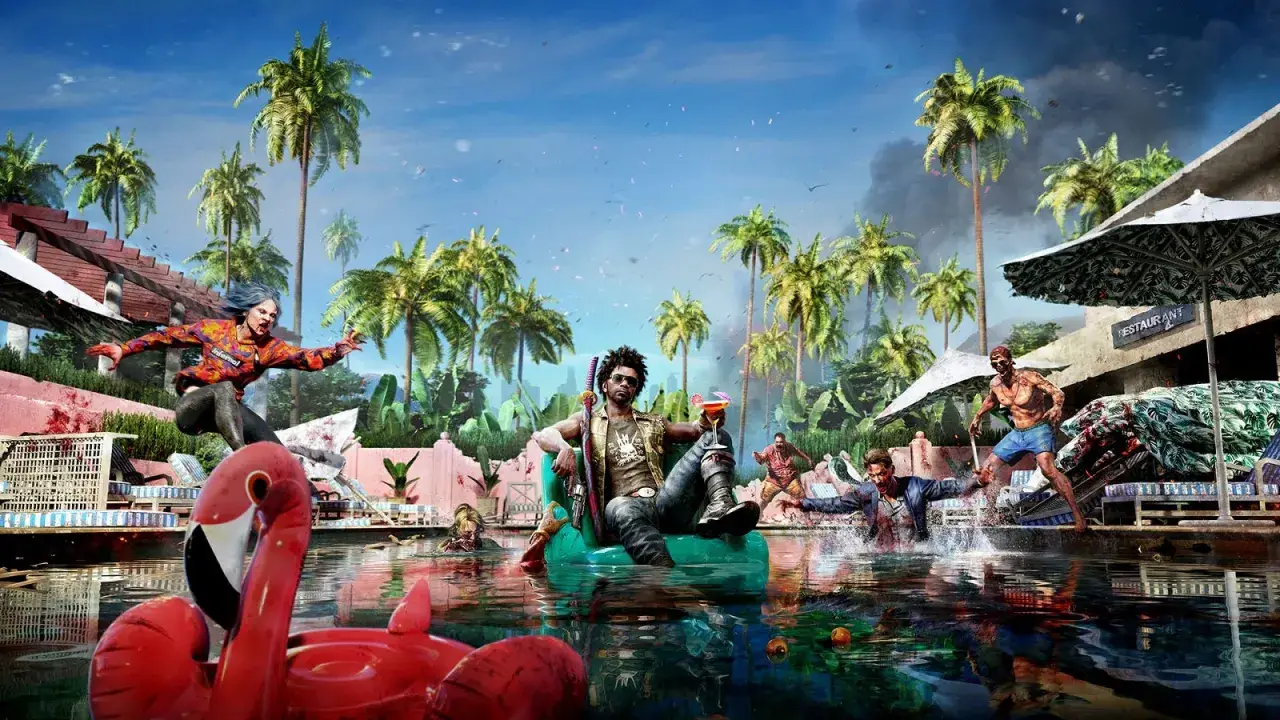 Zombiak w basenie, tropikalny raj zniszczony przez apokalipsę. Sprawdź Dead Island 2 wymagania, by przetrwać tę imprezę.