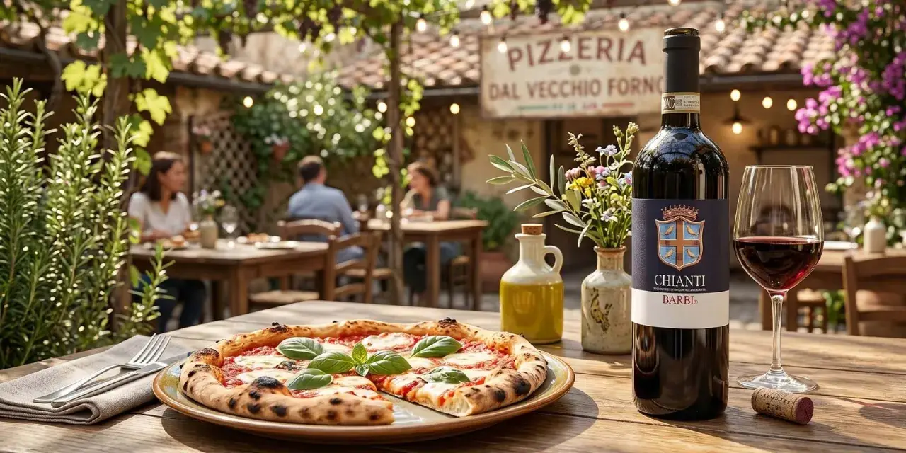 Idealne połączenie: Margherita i kieliszek Chianti. Idealne pytanie: jakie wino do pizzy?