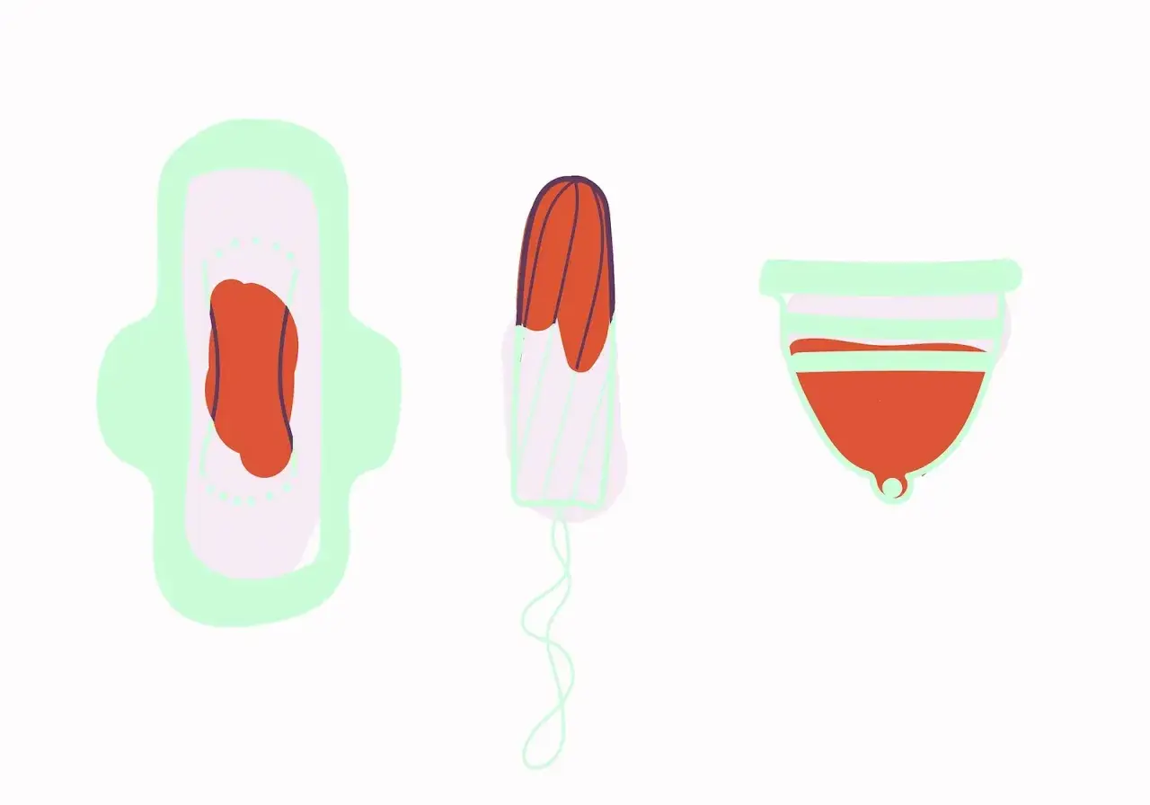 Podpaska, tampon i kubeczek menstruacyjny – wybór dla dziewcząt na pierwszy okres.