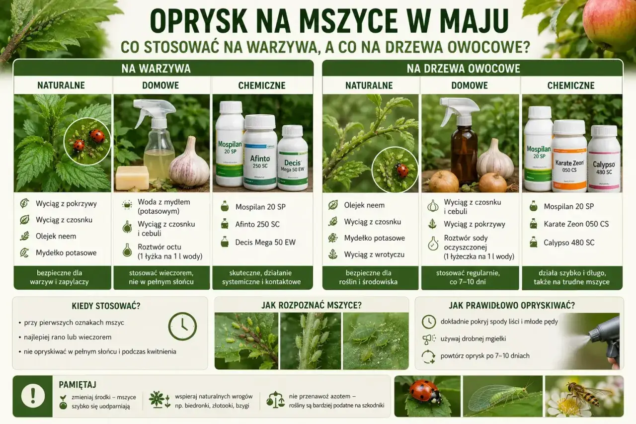Mospilan na mszyce: porównanie środków na warzywa i drzewa owocowe. Naturalne, domowe i chemiczne metody walki z mszycami.