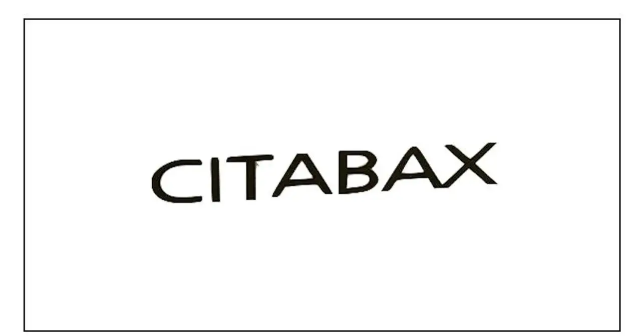 Napis CITABAX w kolorze czarnym, na białym tle.