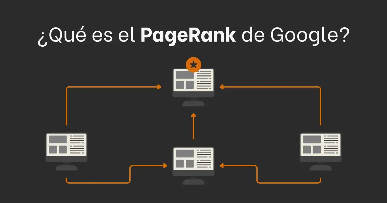 ¿Qué es el PageRank de Google? Diagrama muestra cómo los enlaces entre páginas web determinan su importancia.