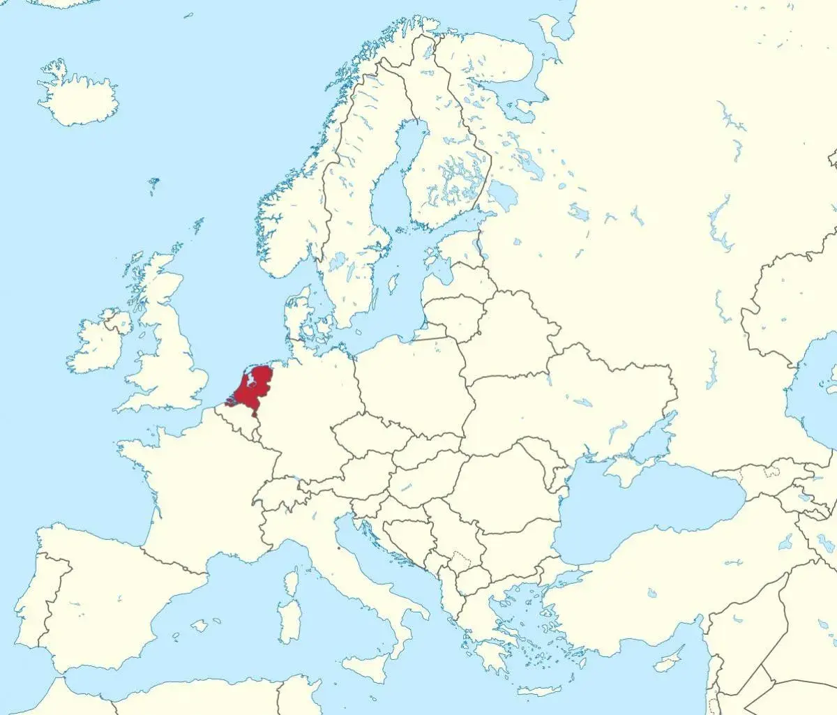 Gdzie leży Holandia na mapie? Odkryj jej położenie w Europie