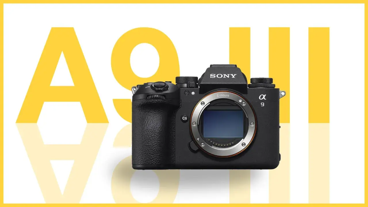 La nuova Sony Alpha 9 III, con il suo design iconico, pronta a catturare ogni istante con prestazioni rivoluzionarie.
