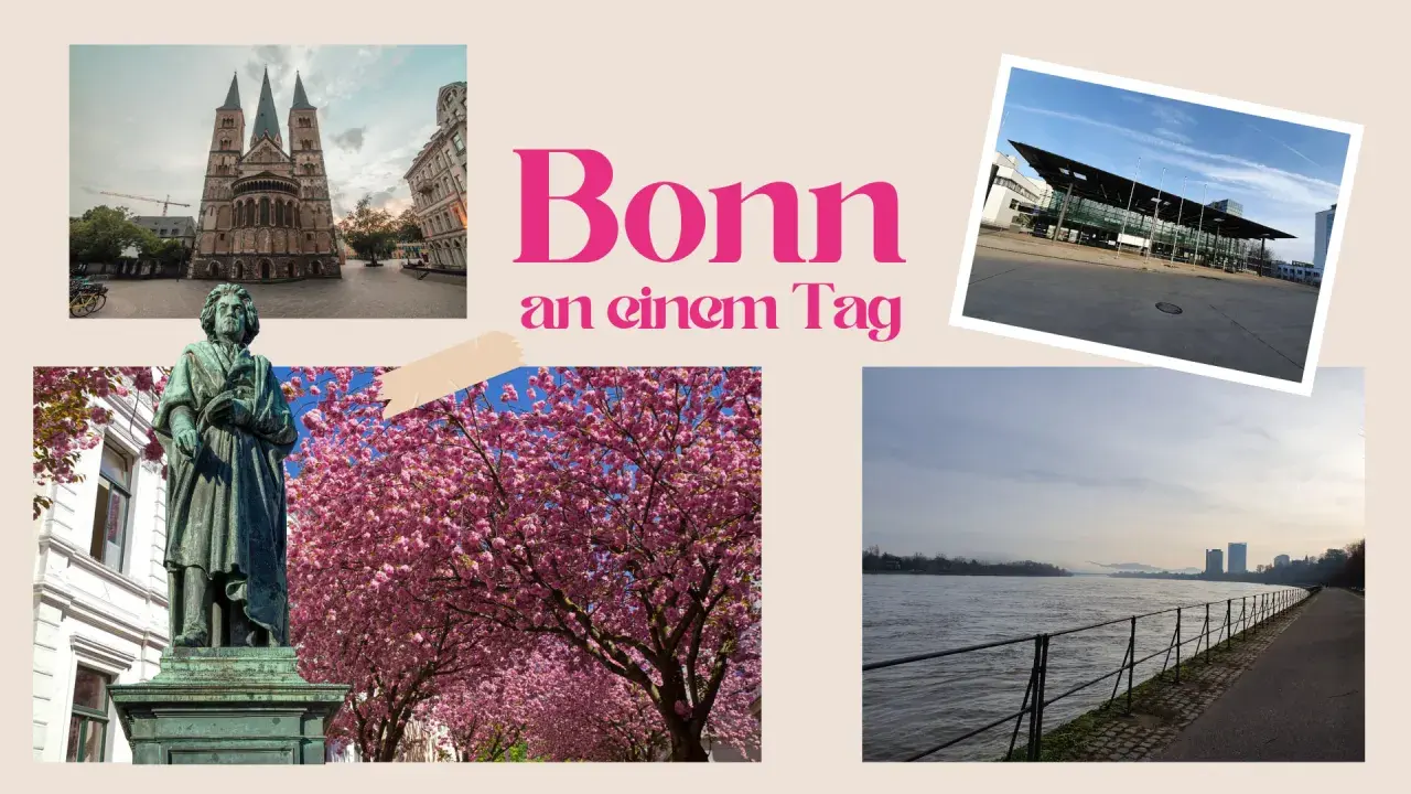 Bonn an einem Tag: Beethoven-Denkmal, Münster, Rheinpromenade und moderne Architektur – so viel kann man in Bonn machen!