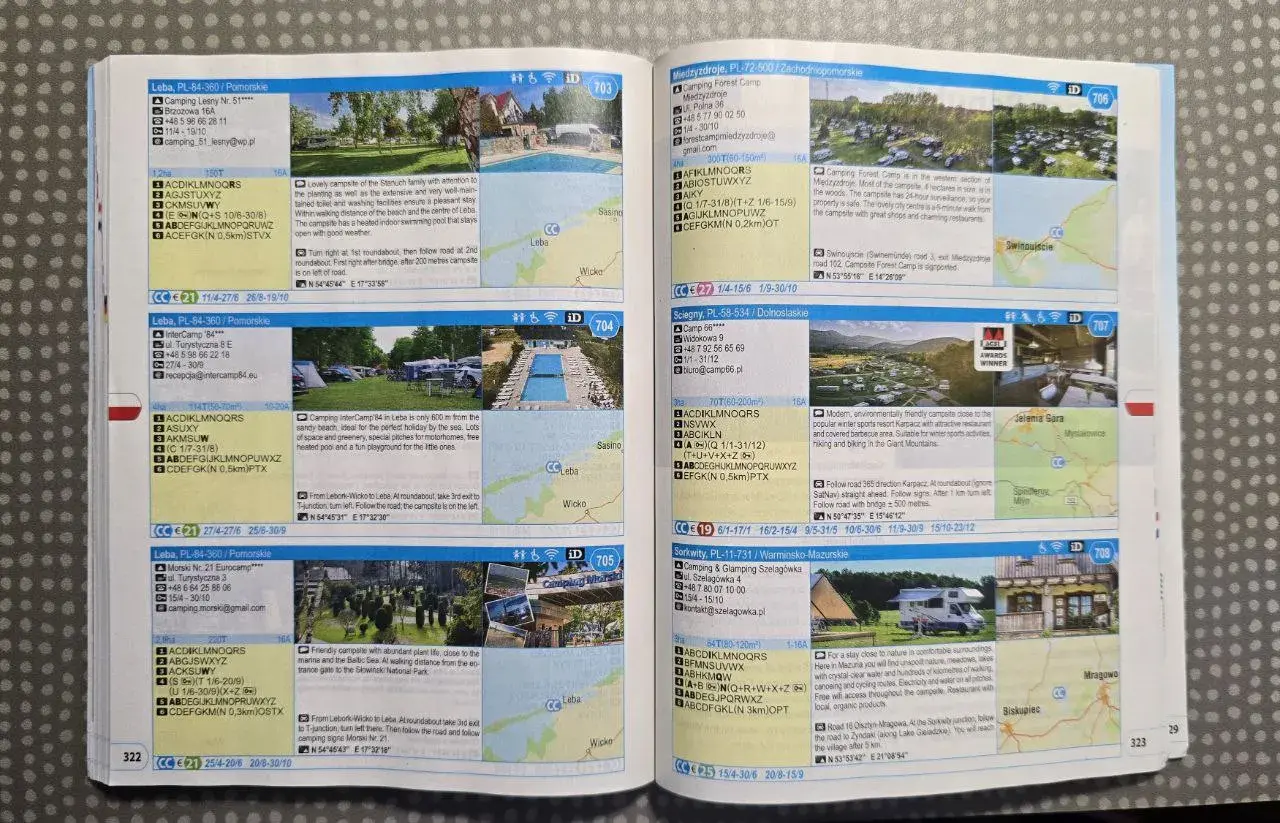 ACSI camping w Lebie, z basenem i blisko plaży. Idealny na rodzinne wakacje.