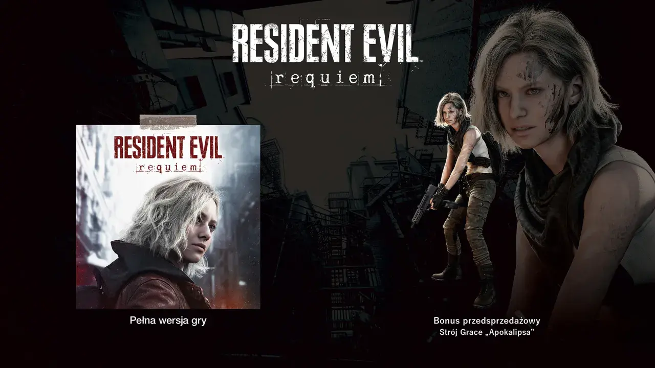 Resident Evil Requiem: poznaj wymagania gry i bonusy z przedsprzedaży. Na grafice postać Grace.