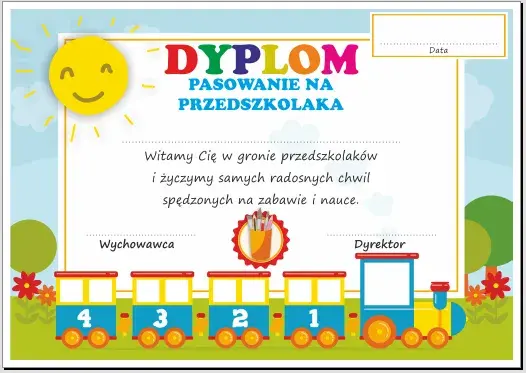 Jak wypisać dyplom dla przedszkolaka, aby był wyjątkowy i wzruszający