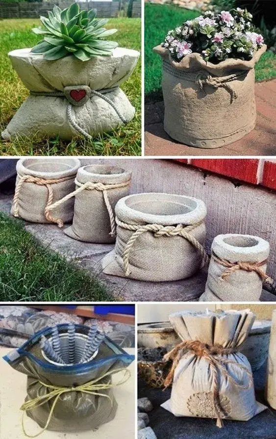 Proste ozdoby do ogrodu z betonu – zaskakujące pomysły krok po kroku