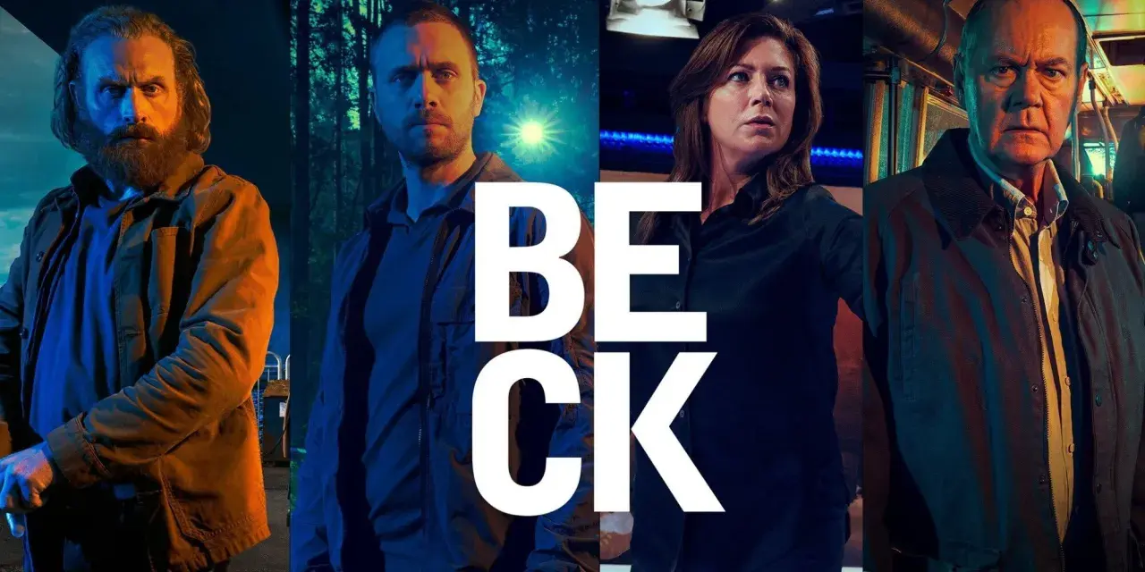 Fyra karaktärer från Beck-filmerna. Hur många beck filmer finns det?