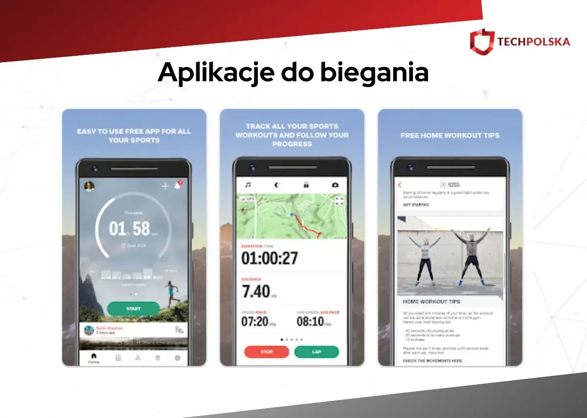 Aplikacje do biegania: śledź swoje treningi, monitoruj postępy i uzyskaj wskazówki do ćwiczeń w domu.