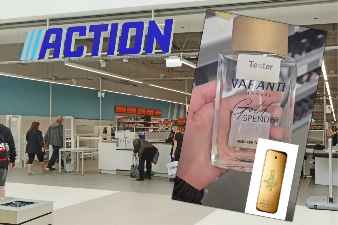 Action perfumy damskie odpowiedniki: tester Gold Spender, inspirowany 1 Million. W sklepie Action można znaleźć ciekawe zamienniki perfum.