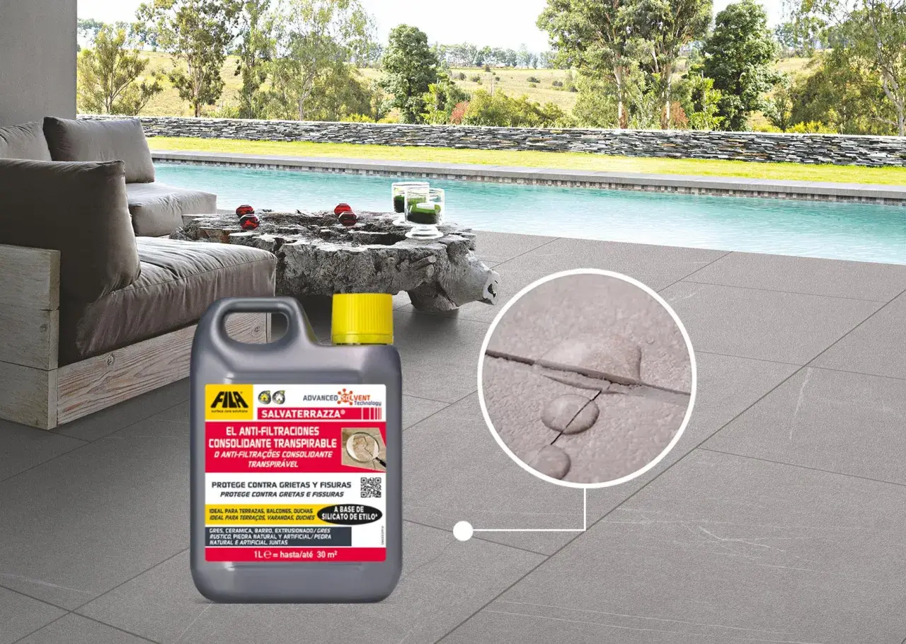 Protector para construir terraza elevada de obra, ideal para proteger contra grietas y fisuras en exteriores.