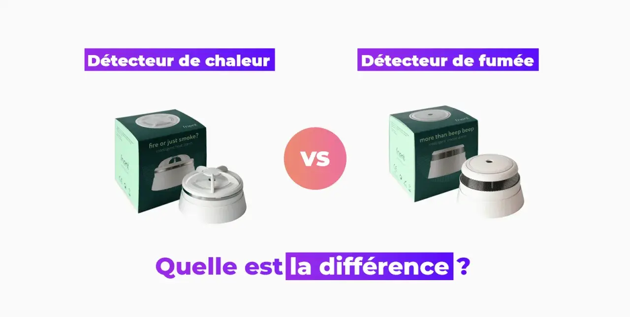 Détecteur de chaleur vs. détecteur de fumée. Comprendre la différence entre ces alarmes est crucial pour votre sécurité.