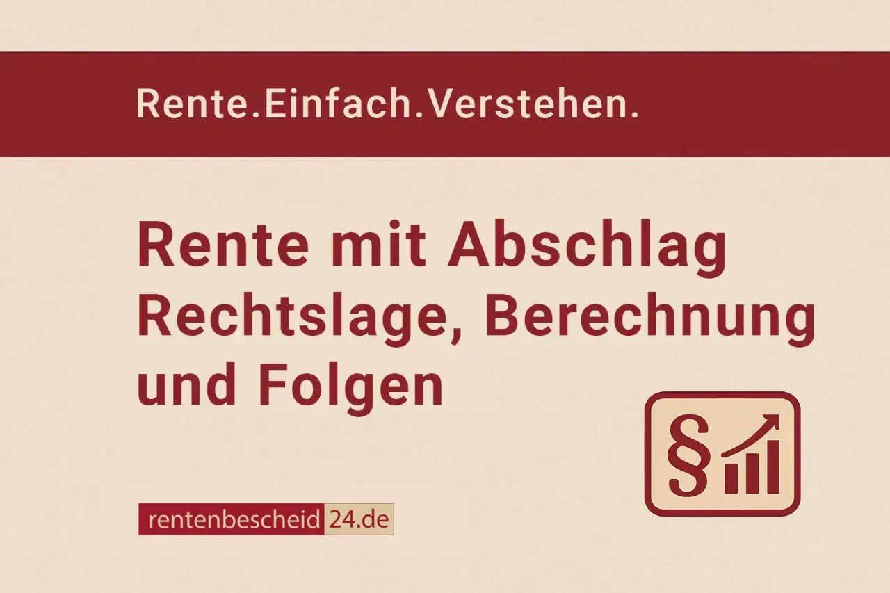 Rente mit Abschlag: Rechtslage, Berechnung und Folgen. So können Sie Ihre Rente berechnen mit 63.