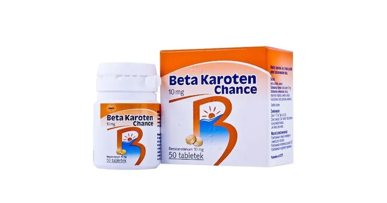 Beta karoten Chance 10 mg na co? Suplement diety w tabletkach, wspiera zdrowie skóry i oczu. Opakowanie zawiera 50 tabletek.
