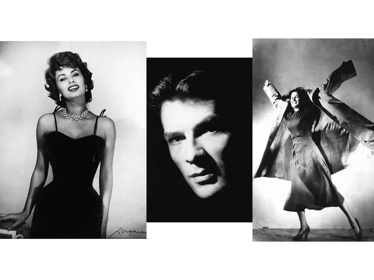 Elio Luxardo cattura la bellezza di Sophia Loren e un uomo misterioso.