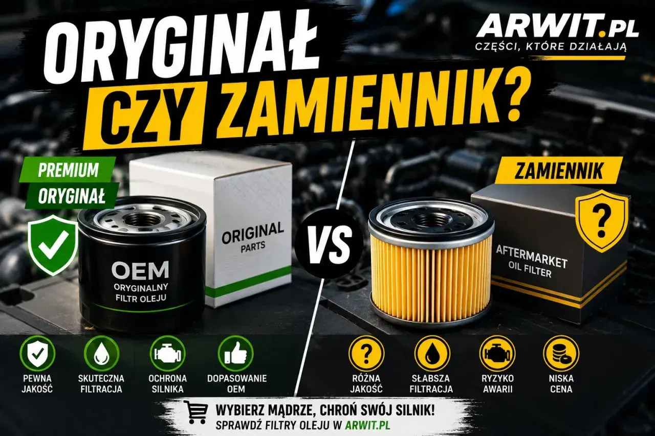 Porównanie filtrów oleju: oryginalny vs zamiennik. Jakie filtry przy wymianie oleju wybrać, by chronić silnik?
