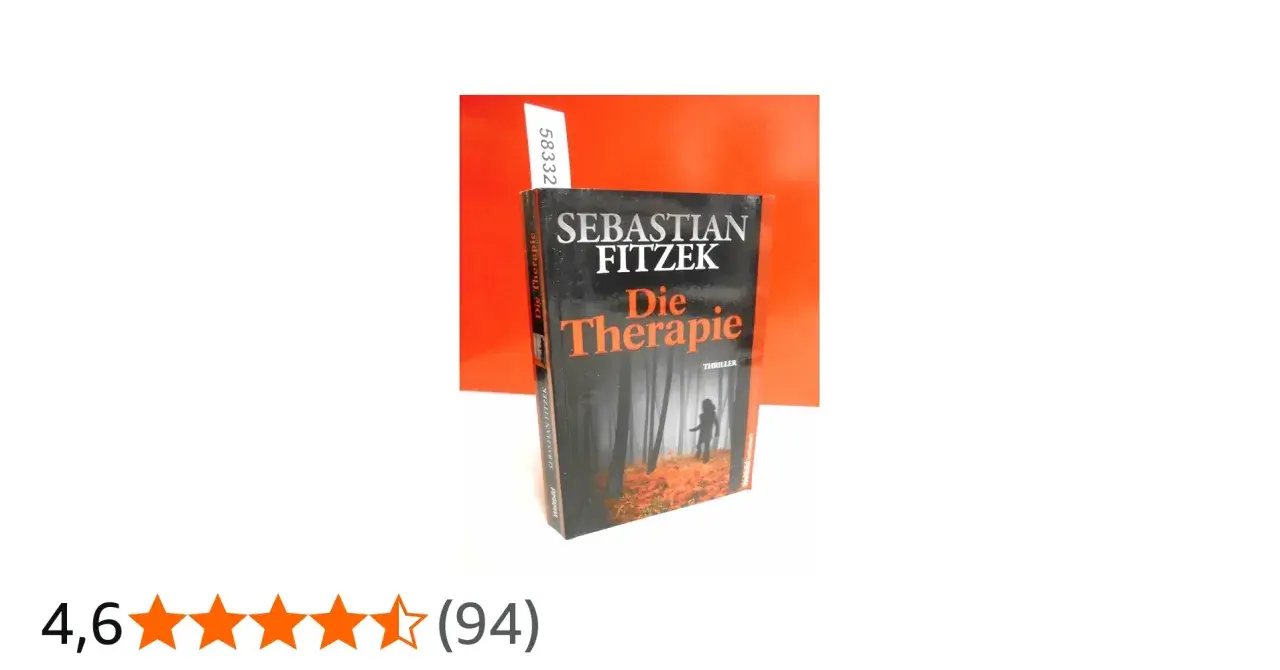 Sebastian Fitzeks meistverkauftes Buch "Die Therapie" als Thriller.