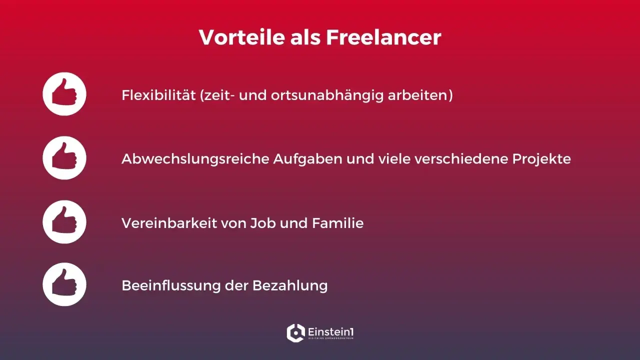Vorteile als Freelancer: Flexibilität, abwechslungsreiche Projekte, Familienfreundlichkeit & Einfluss auf Bezahlung. So definierst du, was ist ein Freiberufler.