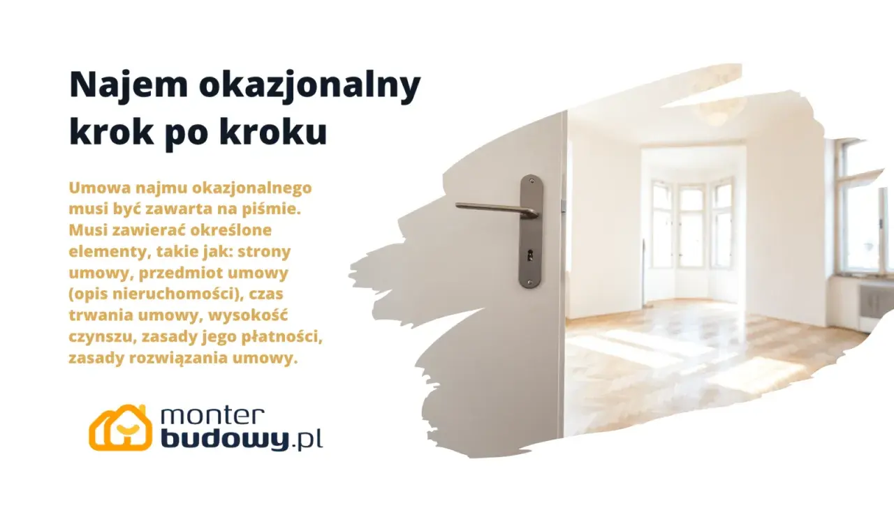 Najem okazjonalny krok po kroku. Umowa najmu okazjonalnego musi być pisemna i zawierać kluczowe elementy. Otwórz drzwi do swojego nowego mieszkania!