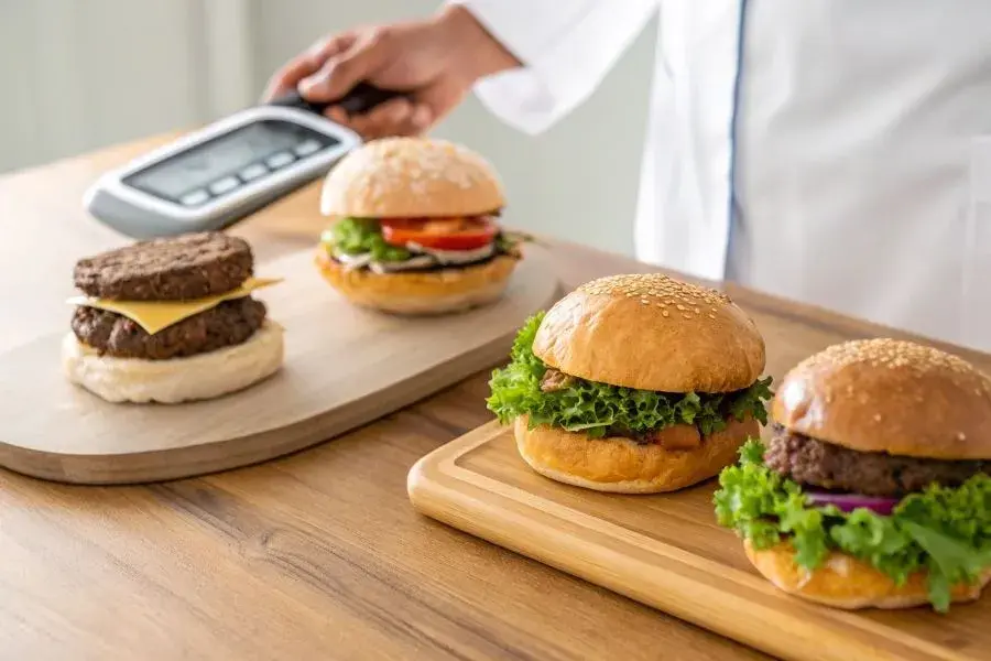 Ile waży burger? Porównanie wagi różnych rodzajów burgerów