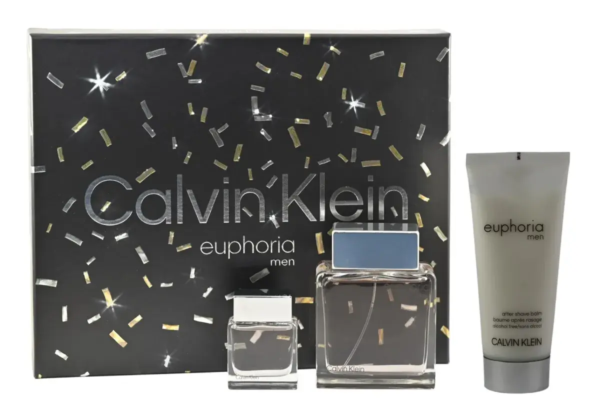 Zestaw Calvin Klein Euphoria Men: perfumy i balsam po goleniu. Poczuj euforię z tym eleganckim zestawem.