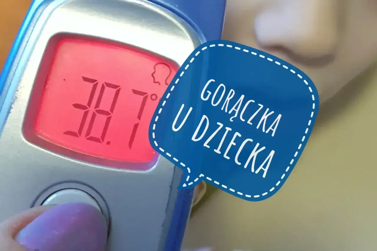 Termometr pokazuje 38.7°C. Od ilu jest stan podgorączkowy u dziecka?