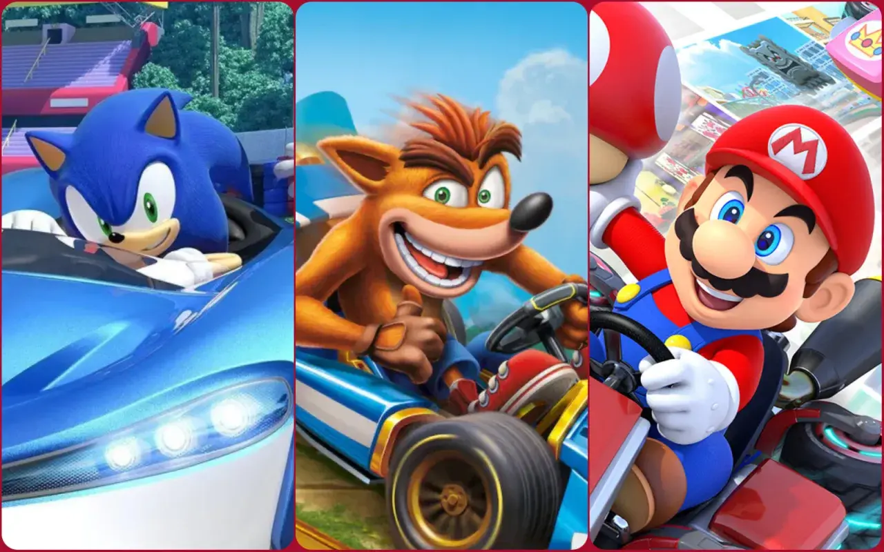 Sonic, Crash i Mario ścigają się w ekscytujących grach wyścigowych PS5.