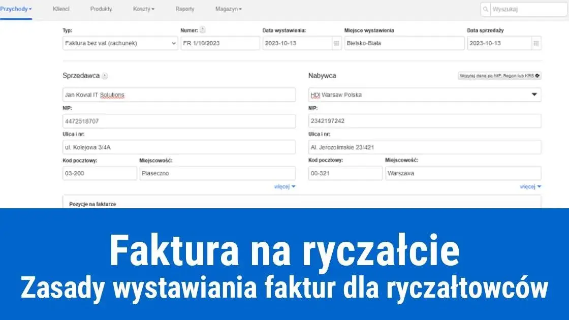 Jak obliczyć ryczałt od przychodów ewidencjonowanych i uniknąć błędów
