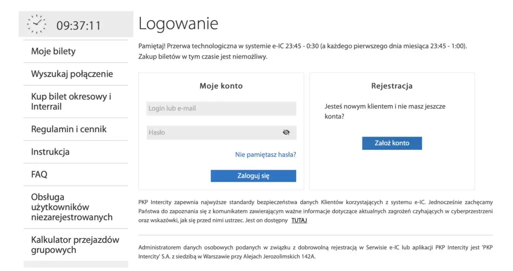 Zwrot biletu Intercity: Jak odzyskać pieniądze krok po kroku?