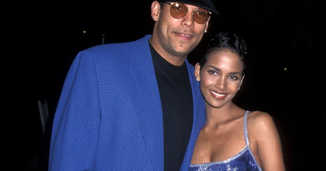 Halle Berry z mężem, Ericem Benét, na gali.