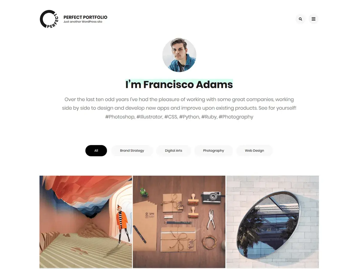 Strona główna Francisco Adams, twórcy portfolio na WordPress. Zobacz jego prace z #Photography i innych dziedzin.