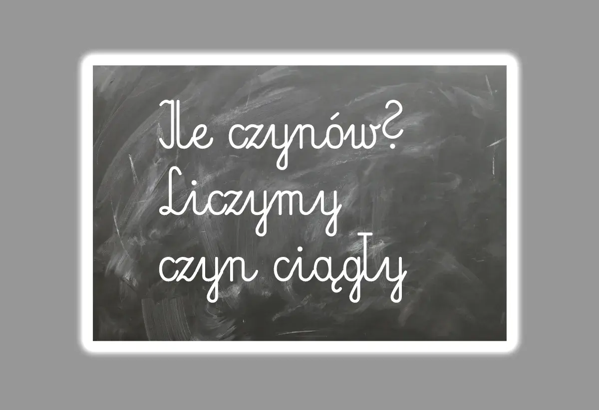 Na tablicy napisano: "Ile czynów? Liczymy czyn ciągły". To artystyczne przedstawienie pytania o ciągłość działań, nawiązujące do art. 12 kk.
