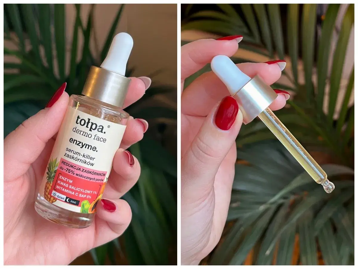 Serum z kwasem salicylowym 1% od Tołpy, które pomoże Ci pozbyć się zaskórników. Idealny wybór, jeśli zastanawiasz się, jaki kwas na zaskórniki będzie najskuteczniejszy.