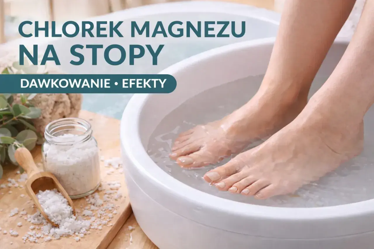 Relaks w domowym spa: chlorek magnezu do kąpieli stóp. Czysta przyjemność i ukojenie dla zmęczonych nóg.