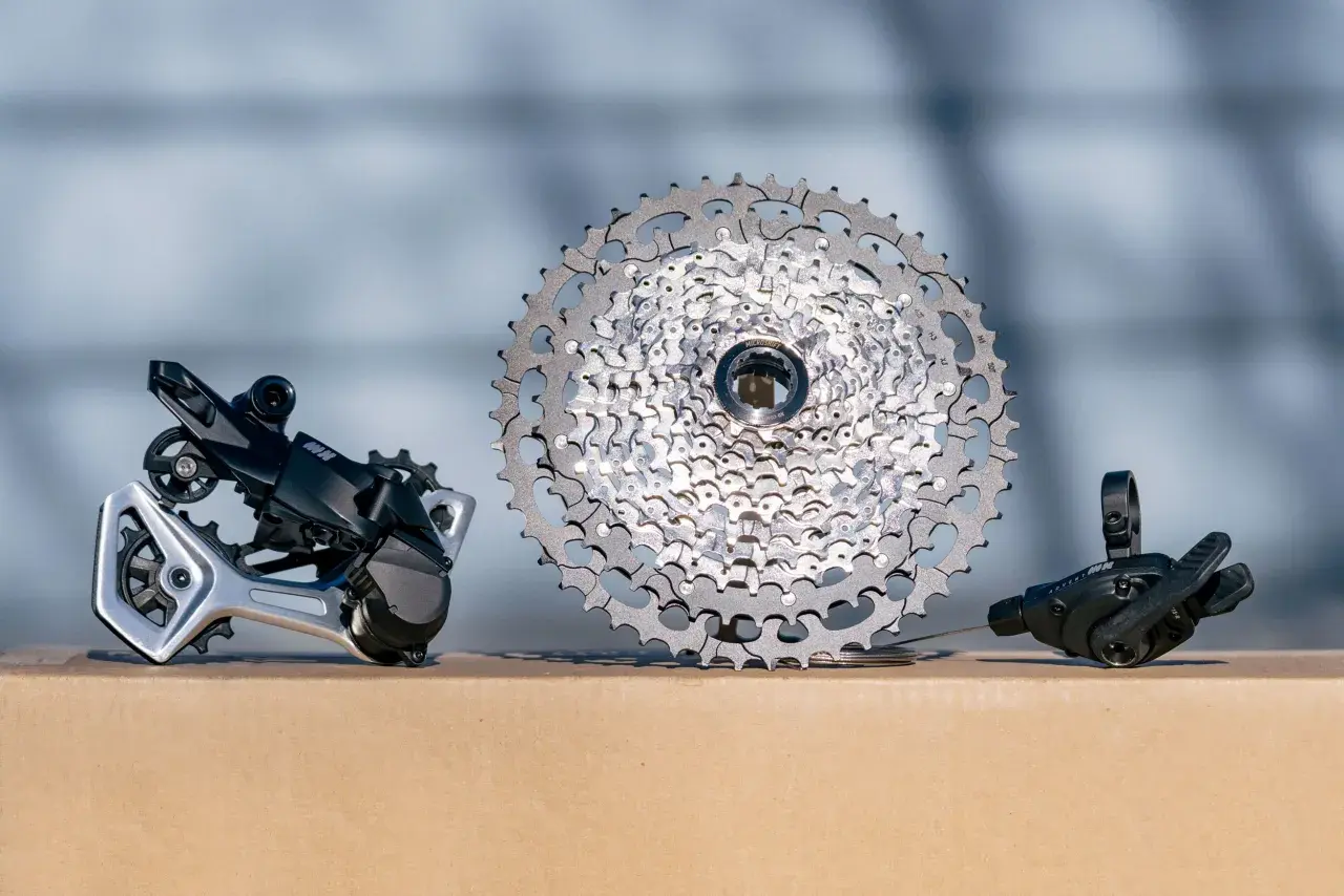 Microshift Advent X derailleur, cassette, and shifter set, ready for your next adventure.