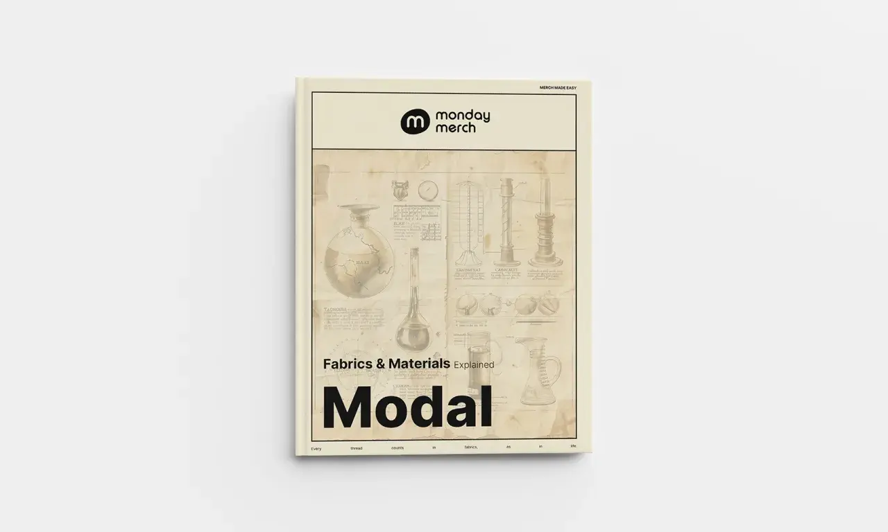 Das Cover erklärt, was Modal ist. Es zeigt alte Illustrationen von Laborgeräten und Textilien.