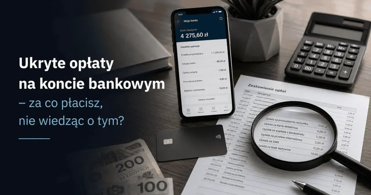 Szukasz darmowych kont osobistych? Sprawdź, jakie ukryte opłaty mogą Cię zaskoczyć na Twoim koncie bankowym.