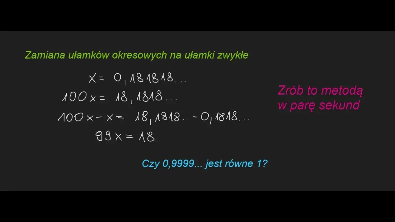 Okres w matematyce: zrozumienie ułamków okresowych i funkcji