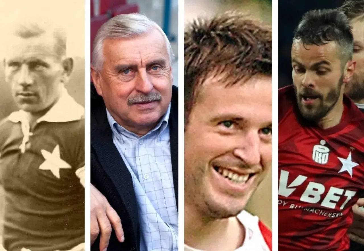 Czterech legendarnych piłkarzy, w tym najlepsi strzelcy w historii piłki nożnej, od lat 20. XX wieku do współczesności.