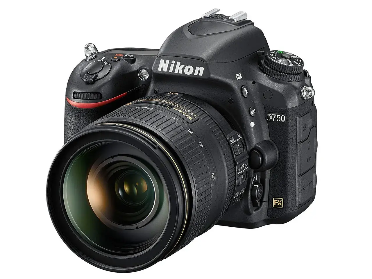Profesjonalny aparat Nikon D750 z obiektywem. Idealny do każdego testu i sesji zdjęciowej.