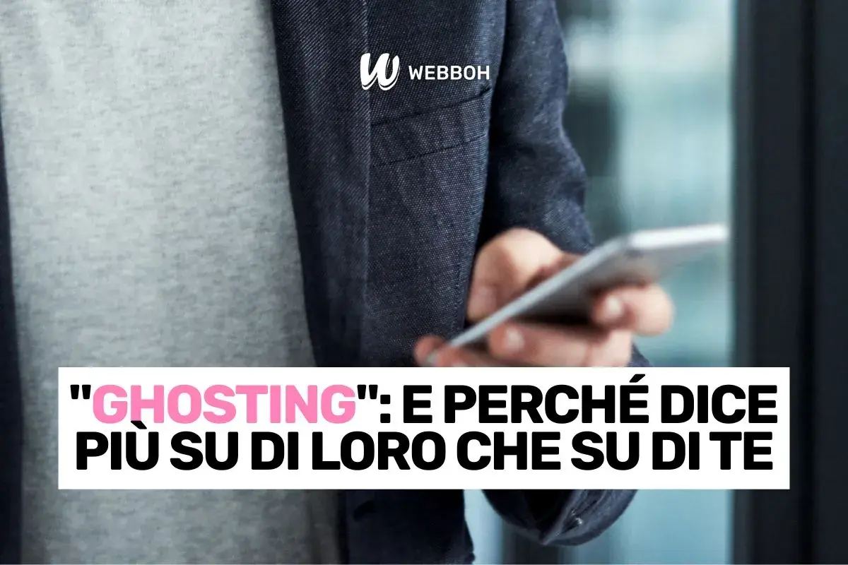 Il ghosting è come persone che scompaiono nel nulla, lasciando domande aperte. Un uomo con uno smartphone.